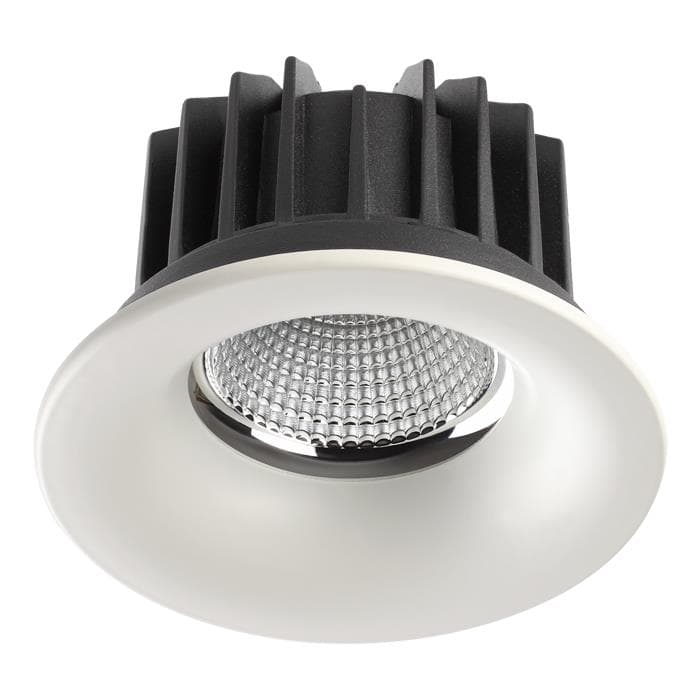Novotech NT18 037 белый Встраиваемый светодиодный светильник 10W 100-265V DRUM