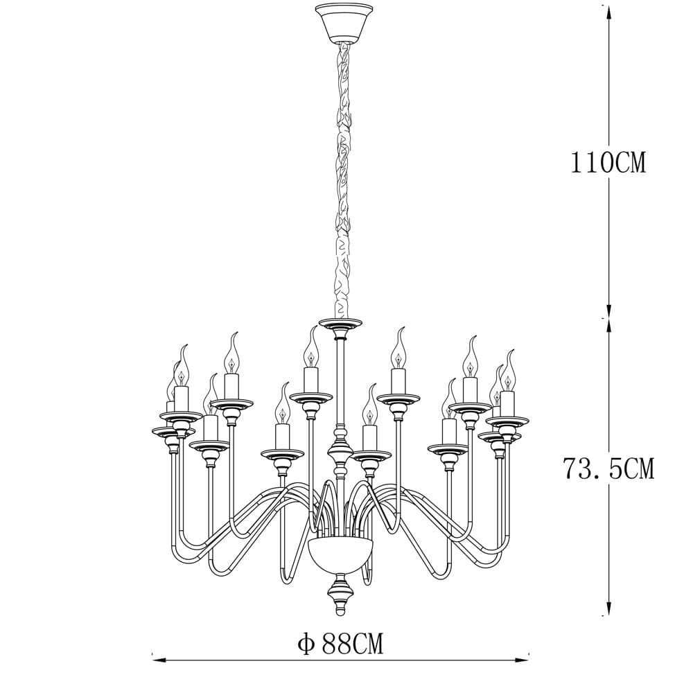Divinare Люстра подвесная 1021/02 LM-12 — миниатюра 2