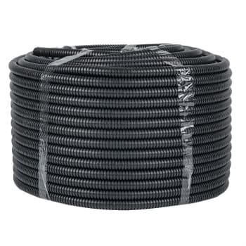 EKF PROxima Труба гофр. ПНД Plast с зондом d25мм (50м.) черная