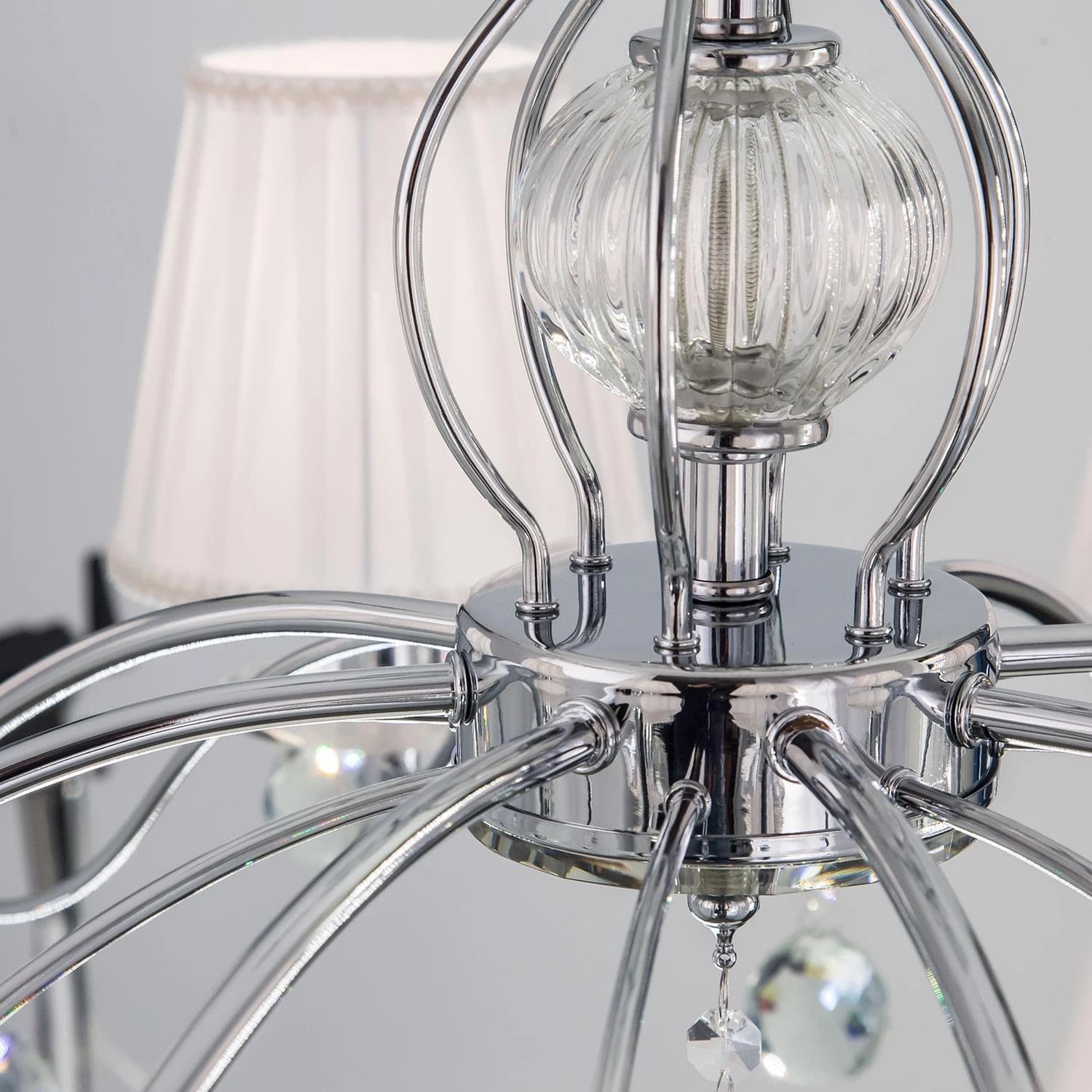 Citilux CL438161 Шелли Хром+Белый Светильник Люстра — миниатюра 8