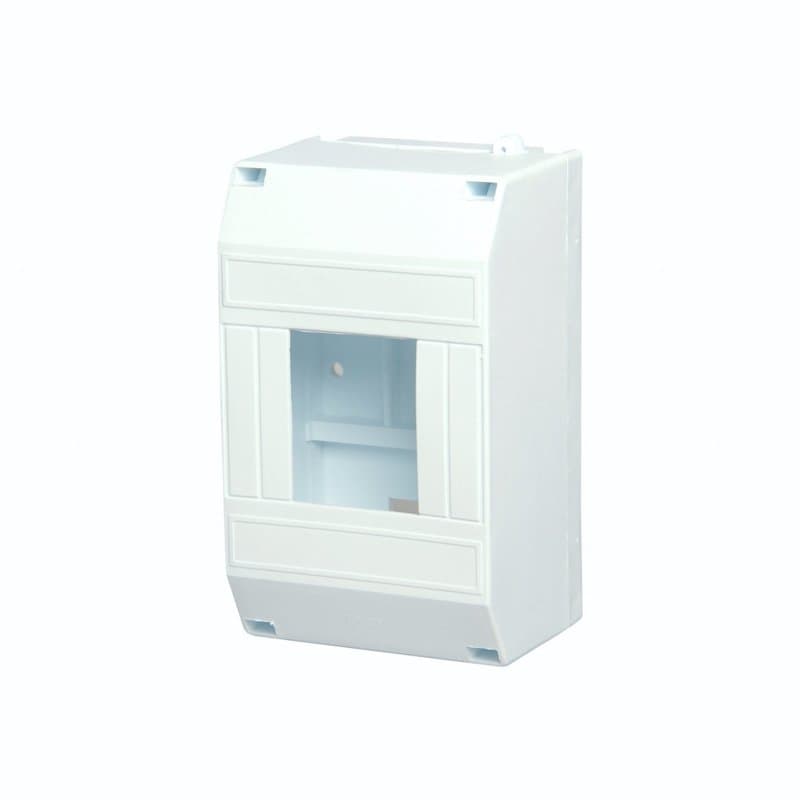 Бокс пластиковый КМПн 1/4 IP20 белый инд. штрих-код Rexant 11-0114
