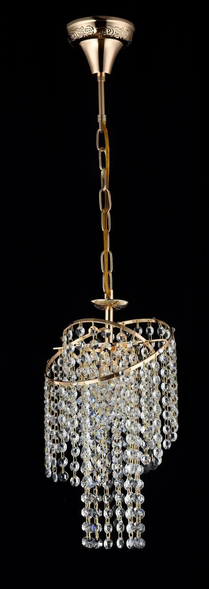 Freya Crystal Picolla Золото Подвесной светильник E14 40W FR1129-PL-01-G — миниатюра 3