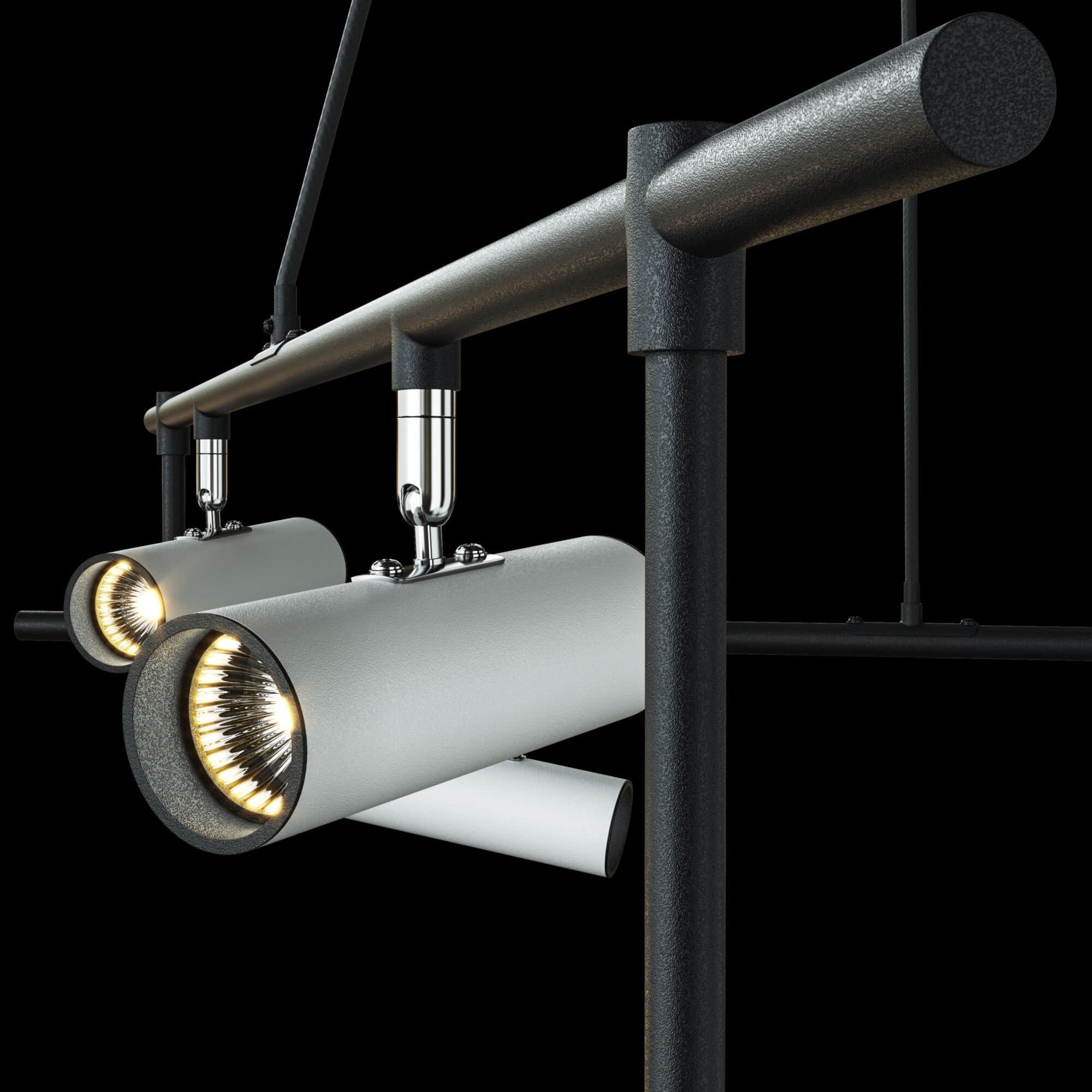 Maytoni Technical Черно-белый Светильник подвесной MOD128PL-12WB — миниатюра 7