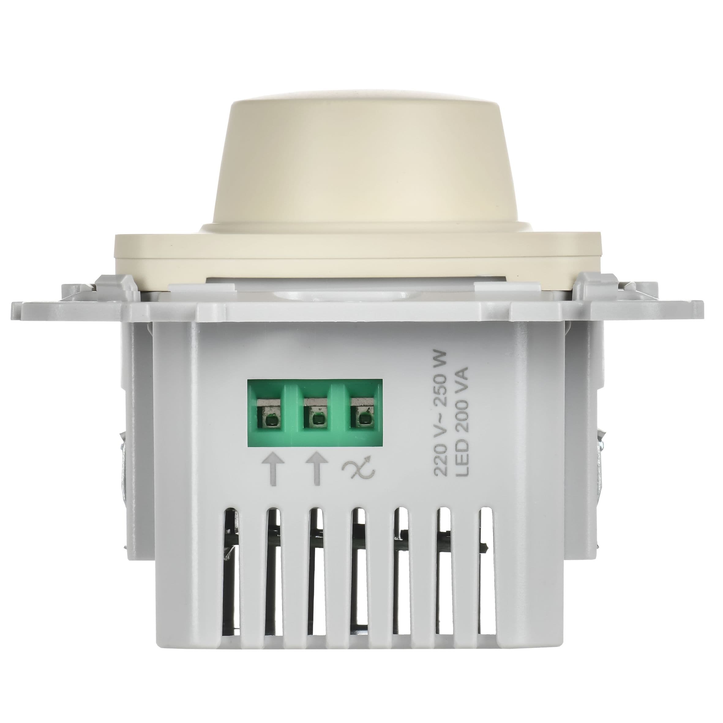 IEK FLITE Сливочный Светорегулятор проходной LED 250Вт — миниатюра 4