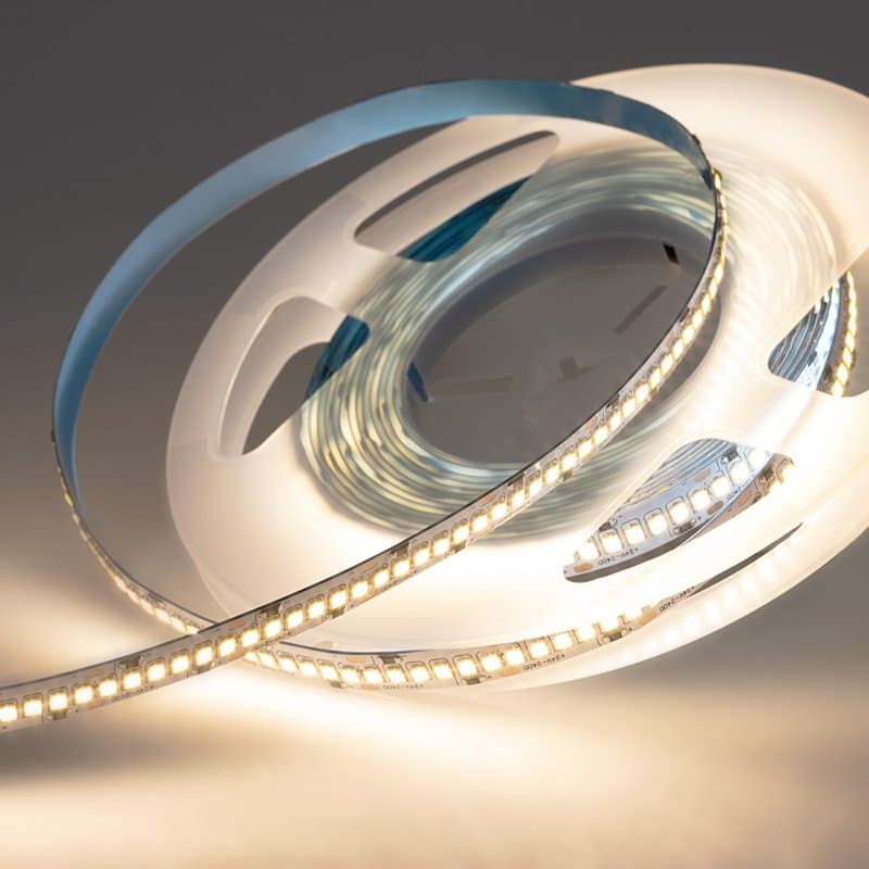 LAMPER LED лента 24 В, 15 мм, IP23, SMD 2835, 240 LED/m, Теплый Белый (3000 К) 141-622