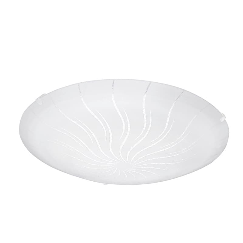 Eglo Светильник LED настенно-потолочный MARGITTA 1, 11W(LED), Ø315, сталь, белый/гранилли белый, прозрач. 96111