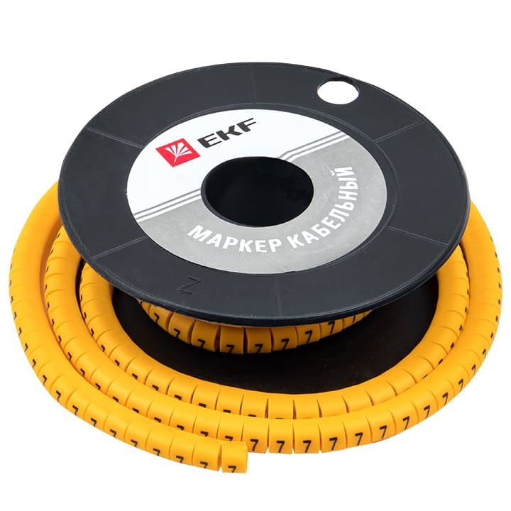 EKF PROxima Маркер кабельный 1,5 мм2 "7" (1000 шт.) (ЕС-0) — миниатюра 4