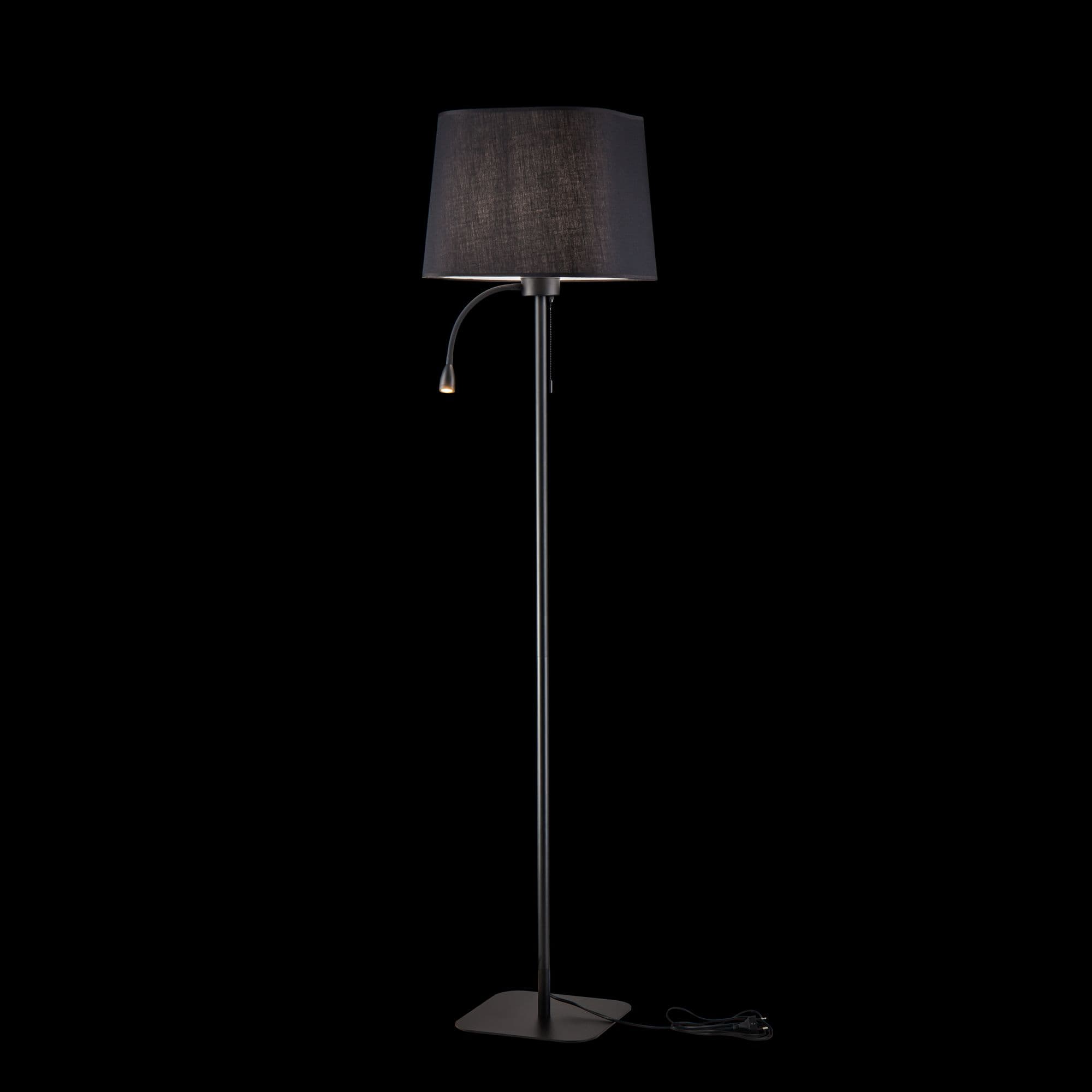 Maytoni Table & Floor Farel Черный Торшер E27 60W Z001FL-L3W-1B — миниатюра 2