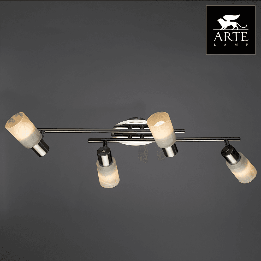 Arte Lamp Cavalletta Серебро/Белый Спот 4x40W 4xE14 A4510PL-4SS — миниатюра 2
