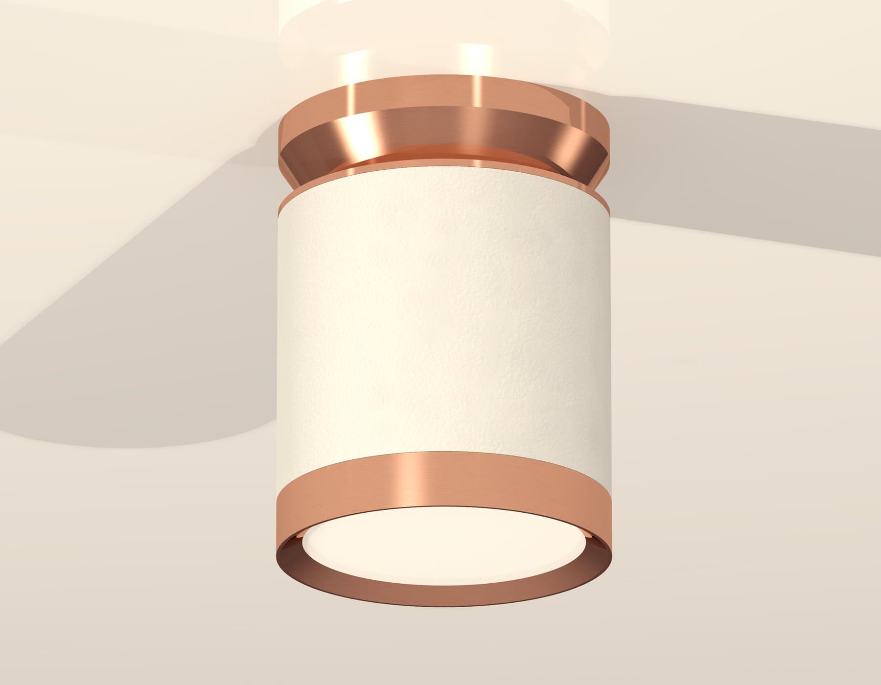 Ambrella Комплект накладного светильника XS8141035 SWH/PPG белый песок песок/золото розовое полированное GX53 (N8912, C8141, N8126) — миниатюра 3