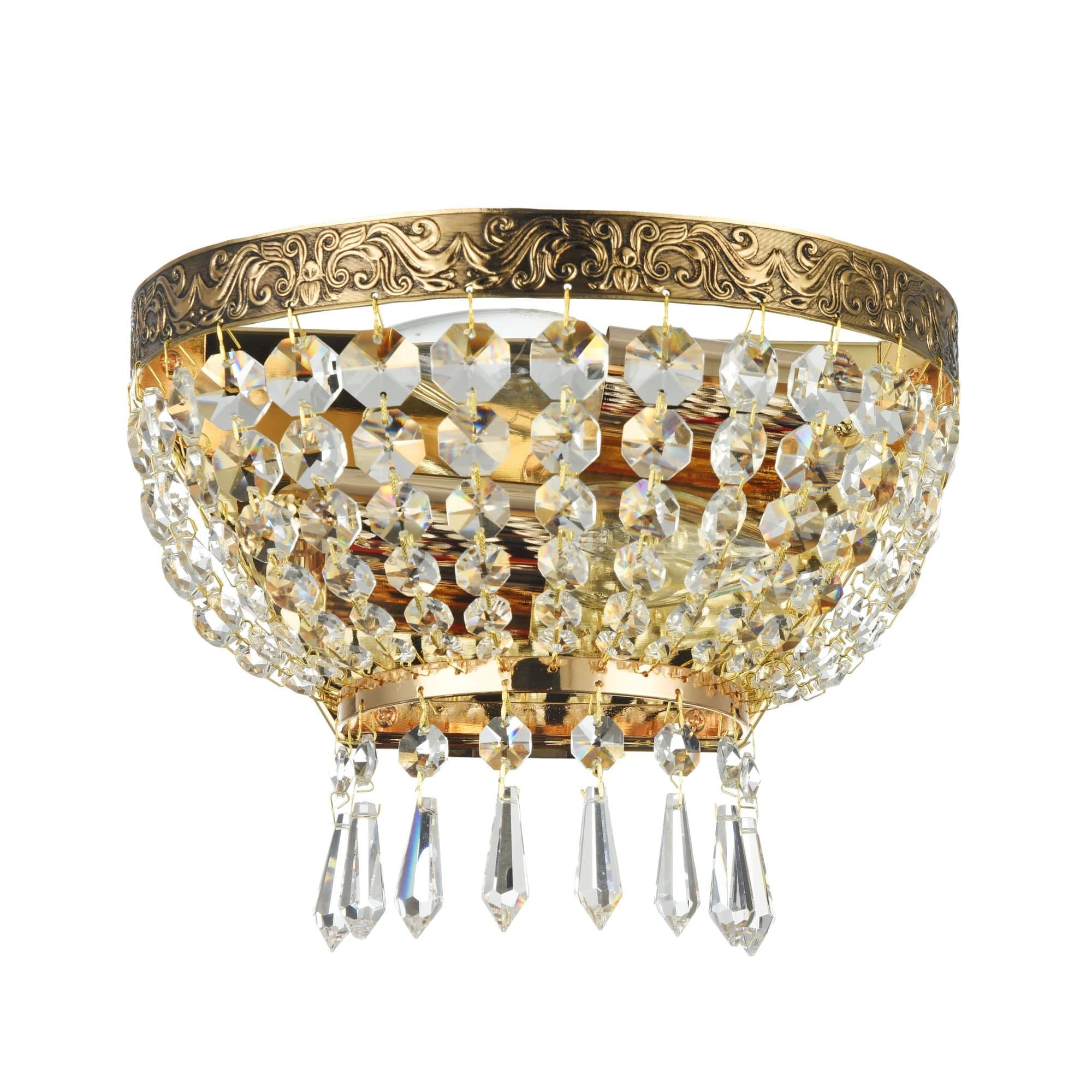 Maytoni Royal Classic Tiara Золото Антик Бра 2xE14 60W DIA500-WL-02-G — миниатюра 4