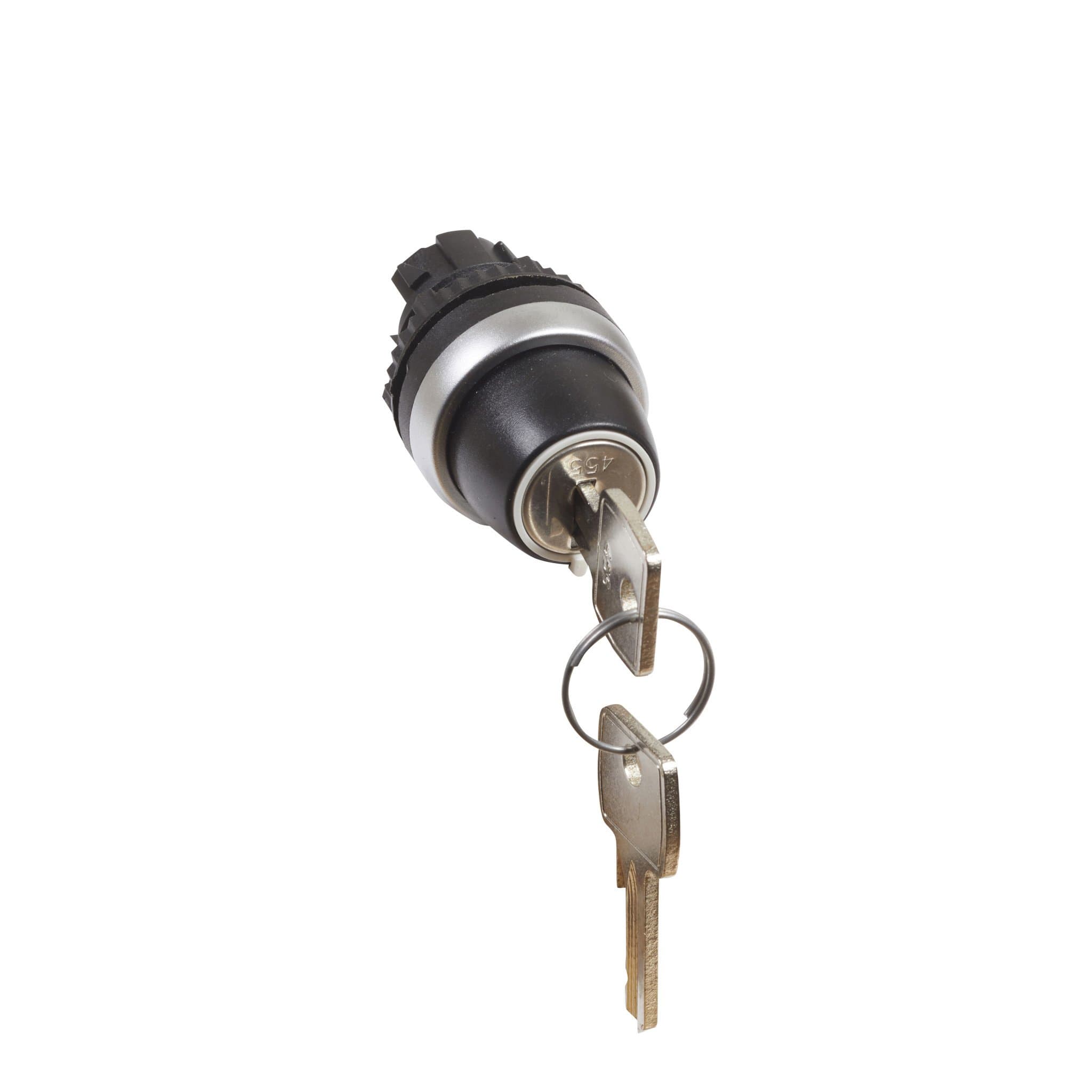 Legrand Osmoz Ключ, ручка черная, 2 положения с фиксацией 45° 023951