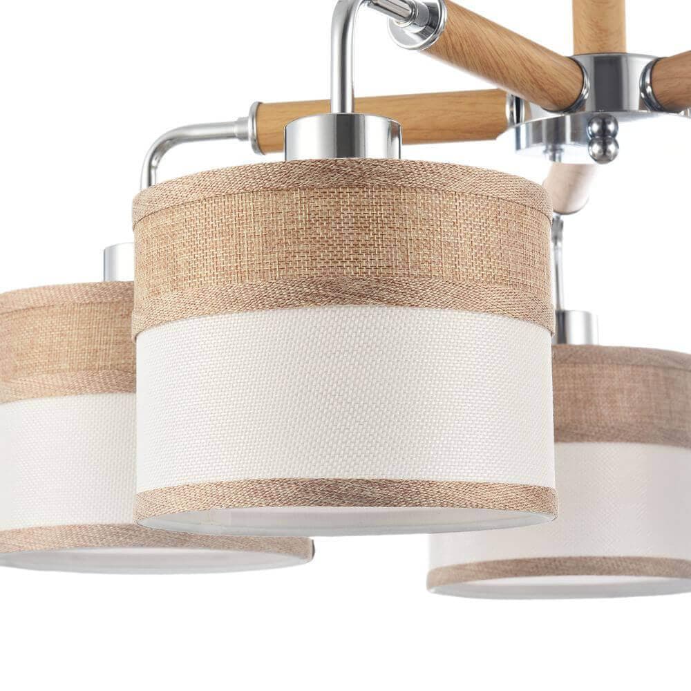 Freya Modern Helen Хром Потолочный светильник E27 40W FR5329-PL-05-CH — миниатюра 7