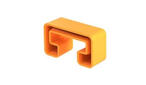 OBO Bettermann Защитный колпачок для рейки 41x21 мм 1122902 — миниатюра 2