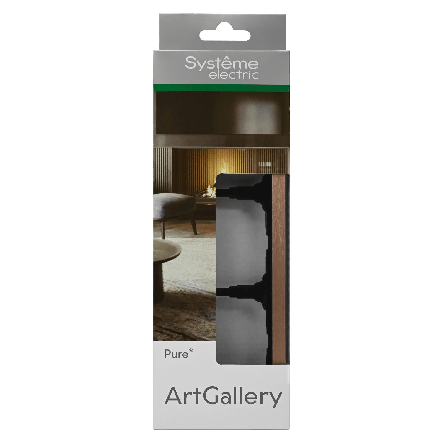 Systeme Electric ArtGallery Pure Металл Медь Рамка 3-ая — миниатюра 4