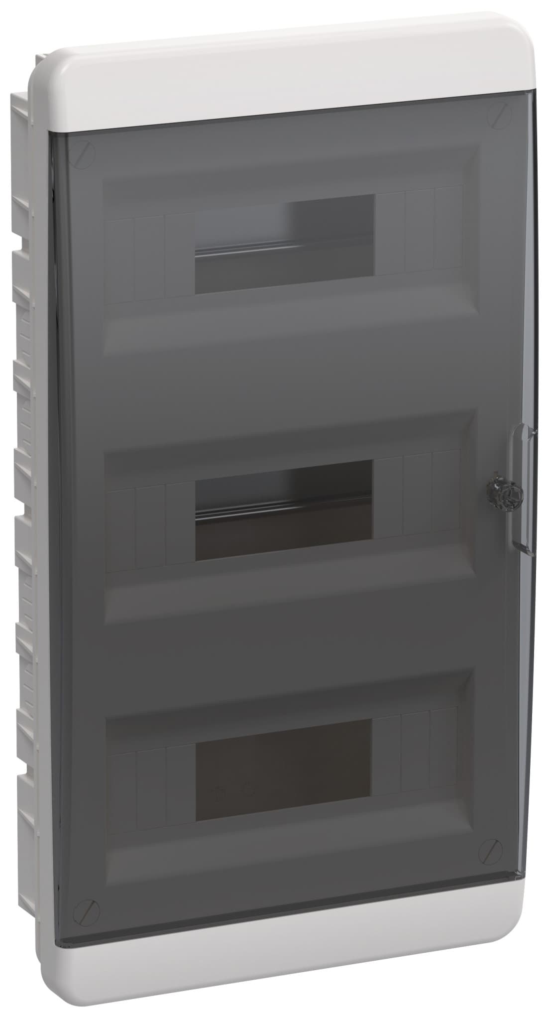 IEK TEKFOR Корпус пласт. ЩРВ-П-36 IP41 черн. прозр. дверь