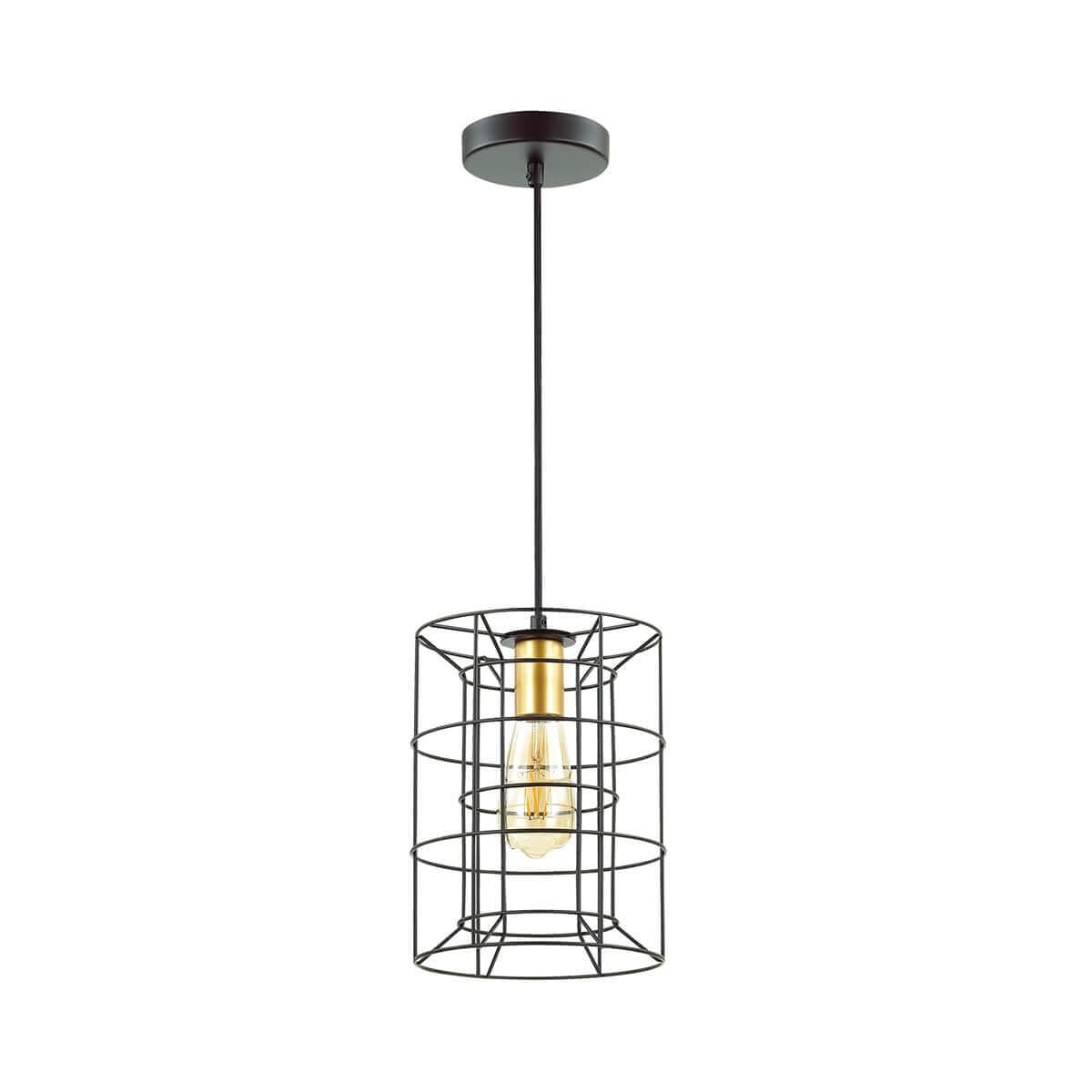 Lumion 4410/1 LN19 134 черный, золотой Подвес E27 1*60W 220V RUPERT — миниатюра 2