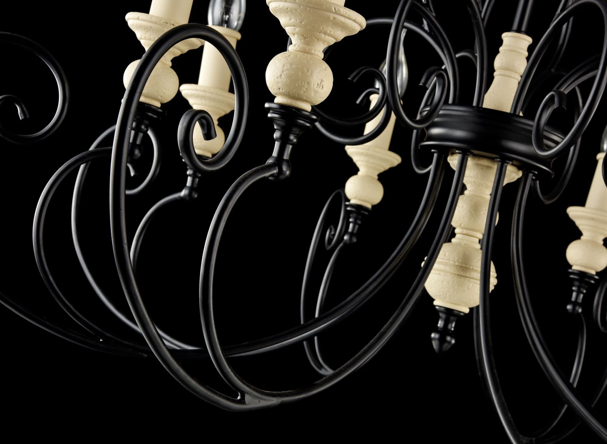 Maytoni House Karina Черный Люстра 8xE14 60W H631-PL-08-B — миниатюра 7
