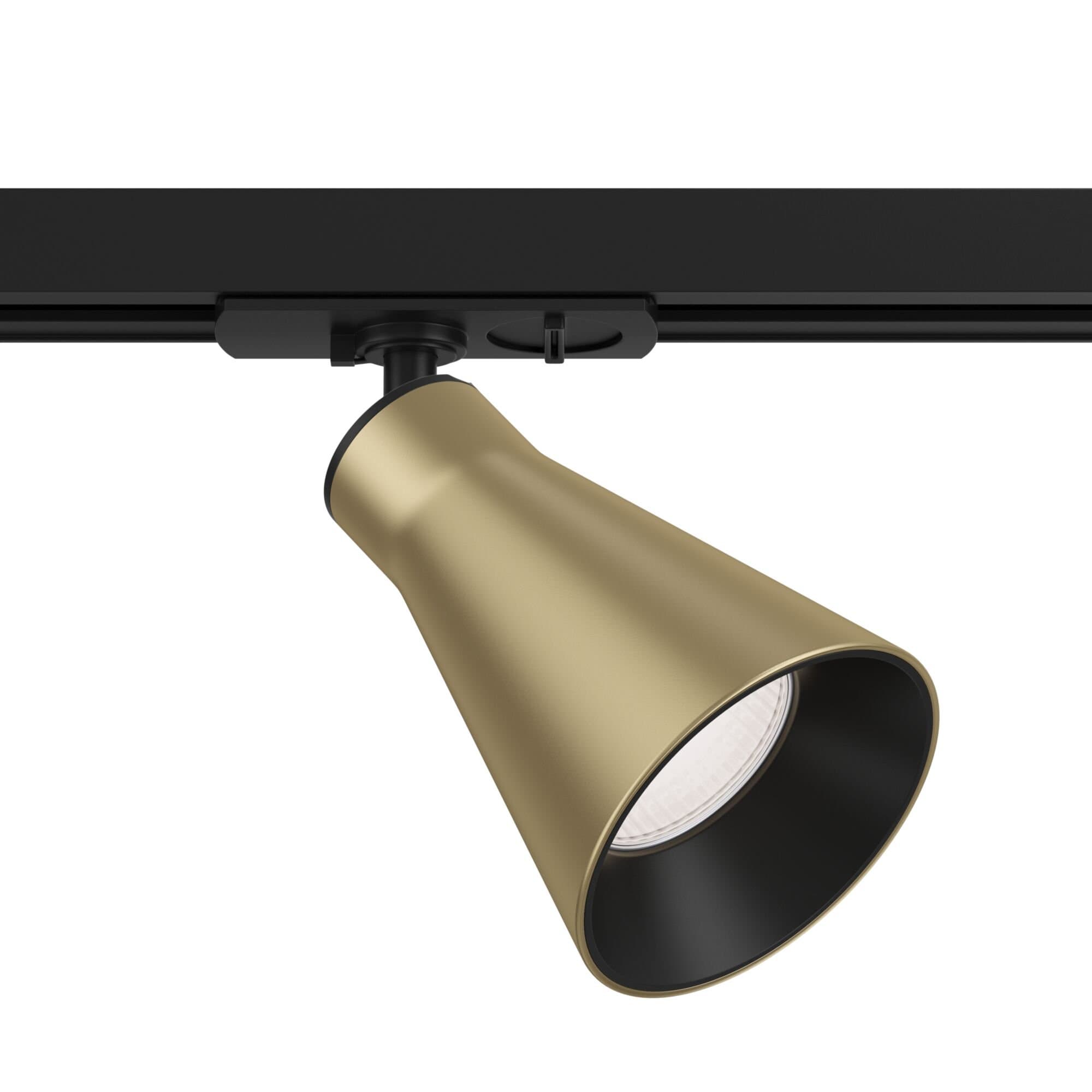 Maytoni Single phase track system Матовое Золото Светильник трековый TR022-1-GU10-MG — миниатюра 2