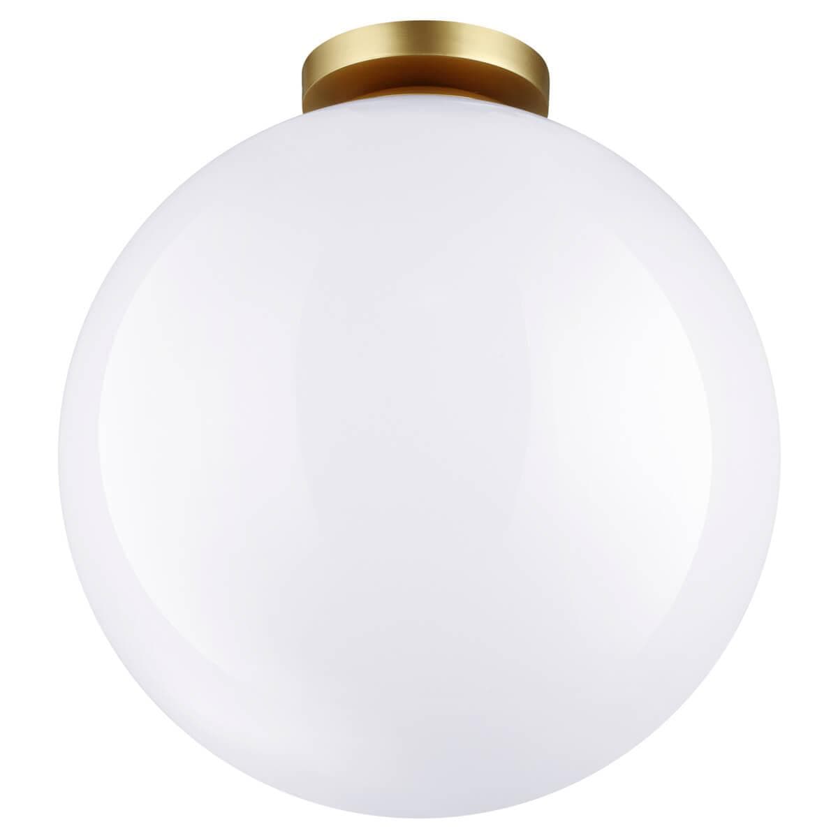Odeon Light HIGHTECH ODL21 101 золотист/металл/белый/акрил Потолочный светильник IP44 E27 LED 15W BOSCO 4250/1C — миниатюра 2