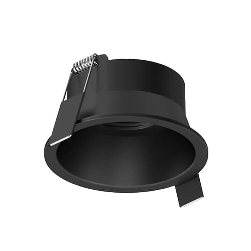 Technolight Рамка Софт 85 круглая RAL 9005 черная 41001-BK
