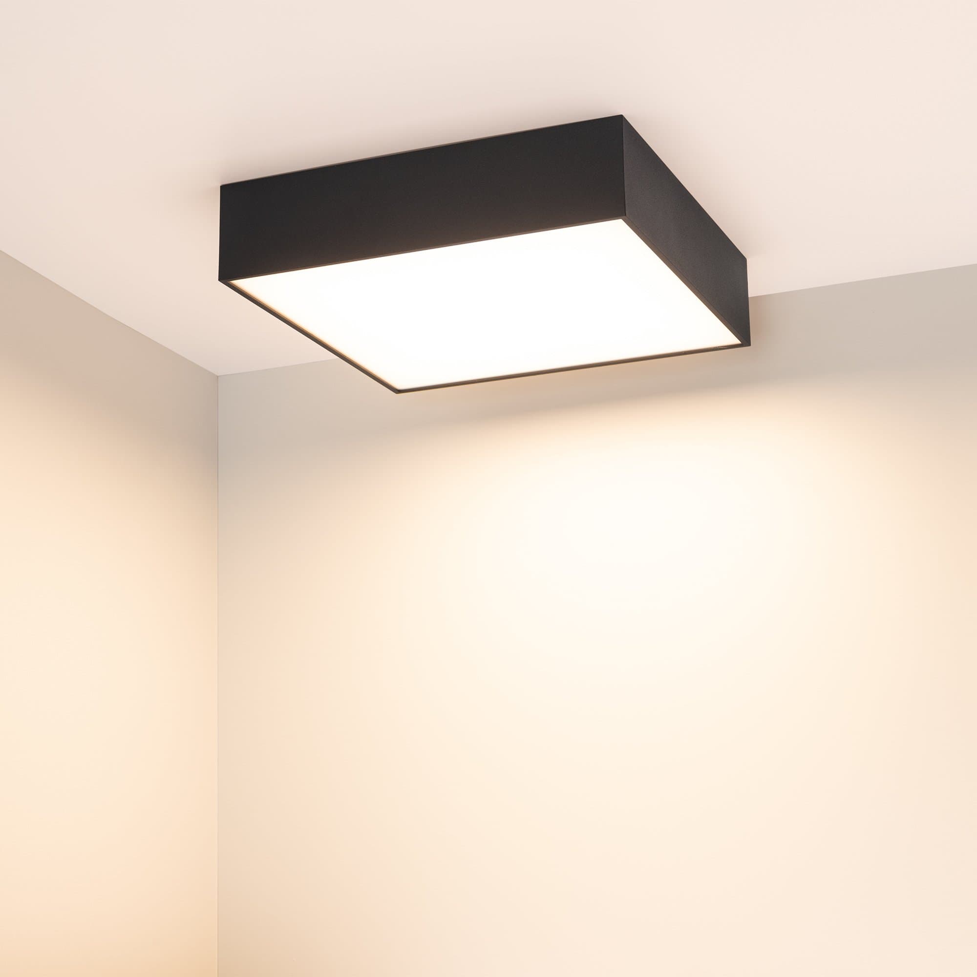 Arlight Светильник SP-QUADRO-S250x250-25W Warm3000 (BK, 120 deg, 230V) (IP40 Металл, 3 года) 034788 — миниатюра 7
