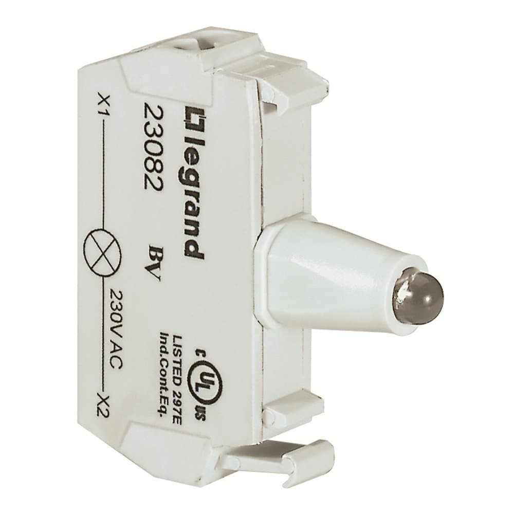 Legrand Osmoz блок.подсв. 230В ЗЕЛ.пруж.кл 023082