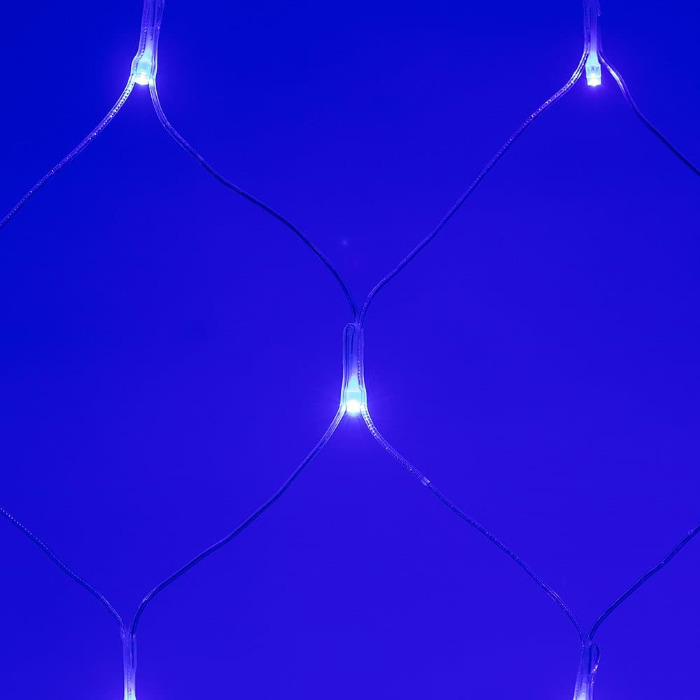 Arlight Светодиодная гирлянда ARD-NETLIGHT-HOME-1500x1500-CLEAR-150LED Blue (230V, 12W) (Ardecoled, IP20) 024672 — миниатюра 4