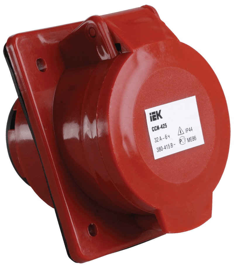 IEK Розетка 425 скрытая 3Р+Е+N 32А 380В IP44