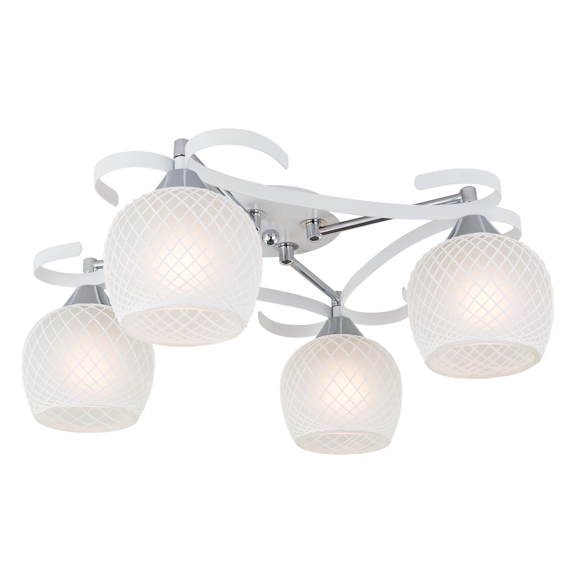 Citilux CL171141 Сюзи Белая+Хром Светильник Люстра