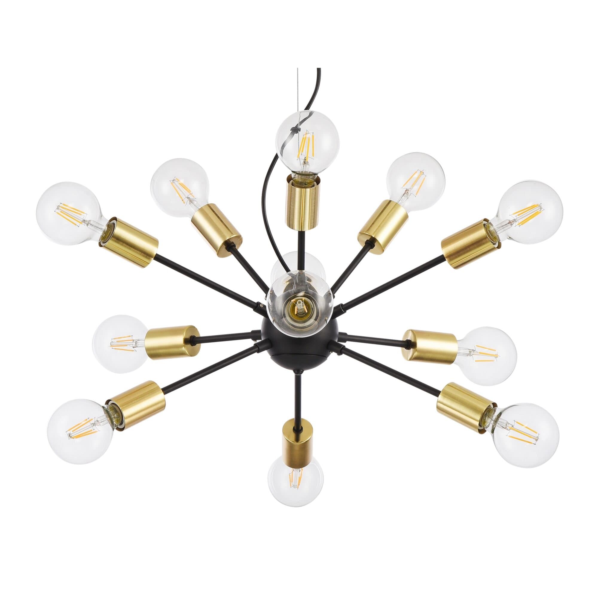 Maytoni Loft Jackson Черный Подвес 12xE27 7W T546PL-12B — миниатюра 7