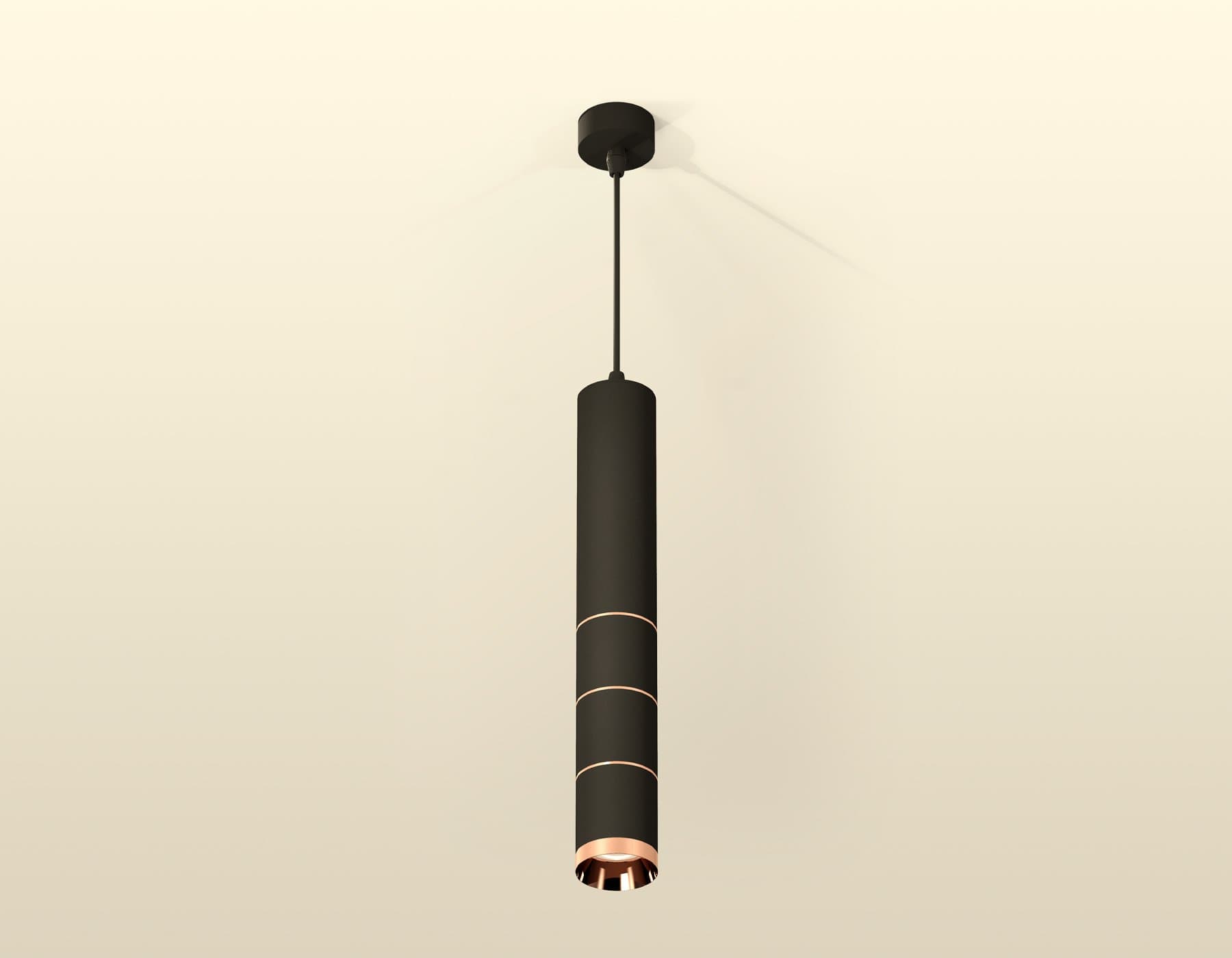 Ambrella Комплект подвесного светильника XP6302060 SBK/PPG черный песок/золото розовое полированное MR16 GU5.3 (A2302, C6356, A2063, C6302, A2063, C63 — миниатюра 2