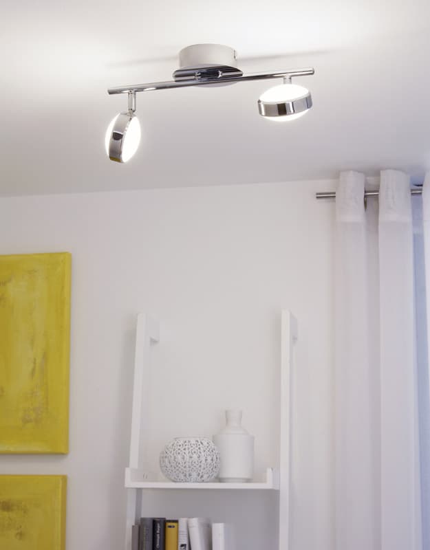 Eglo 95629 Светодиод. спот SALTO, 2х5,4W(LED), L360, сталь, хром/пластик, мат. — миниатюра 2