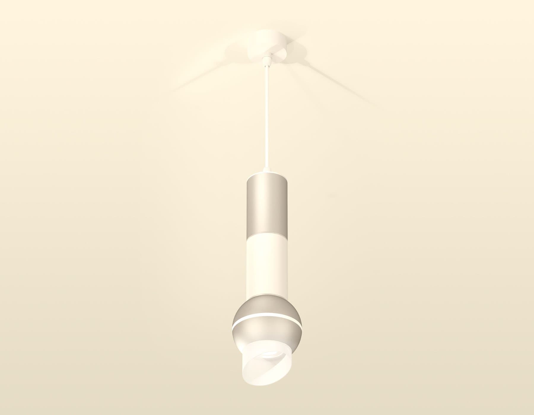 Ambrella Комплект подвесного светильника с дополнительной подсветкой XP1103010 SSL/SWH/FR серебро песок/белый песок/белый матовый MR16 GU5.3 LED 3W 42 — миниатюра 2