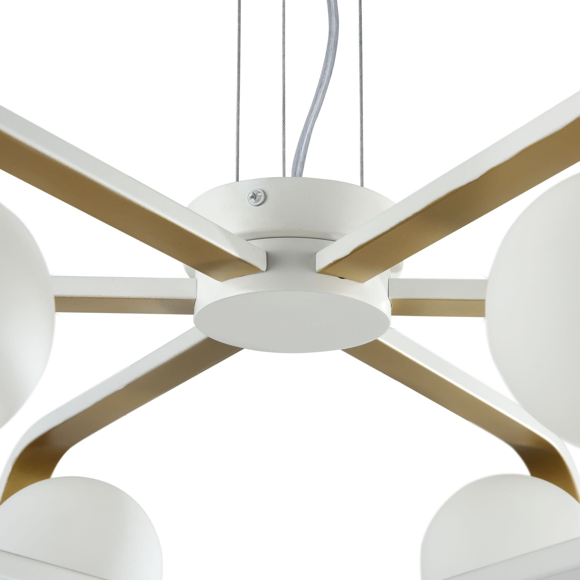 Maytoni Modern Avola Белый с Золотом Подвес 6xG9 40W MOD431-PL-06-WG — миниатюра 9