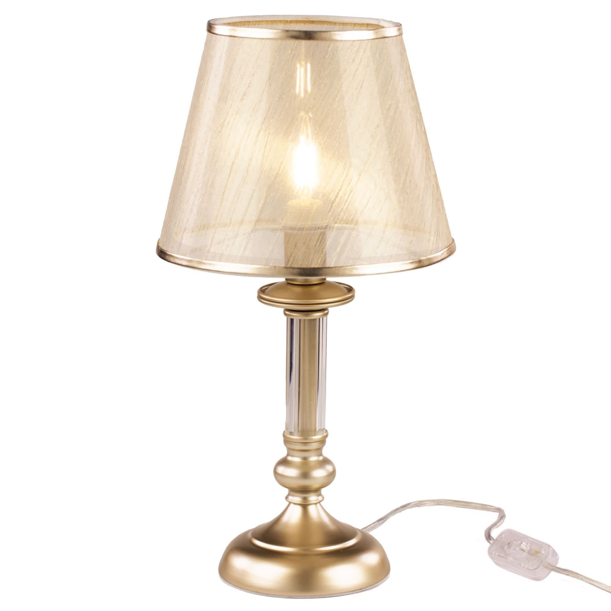 Freya Classic Ksenia Матовое Золото Настольная лампа E14 40W FR2539TL-01G — миниатюра 2