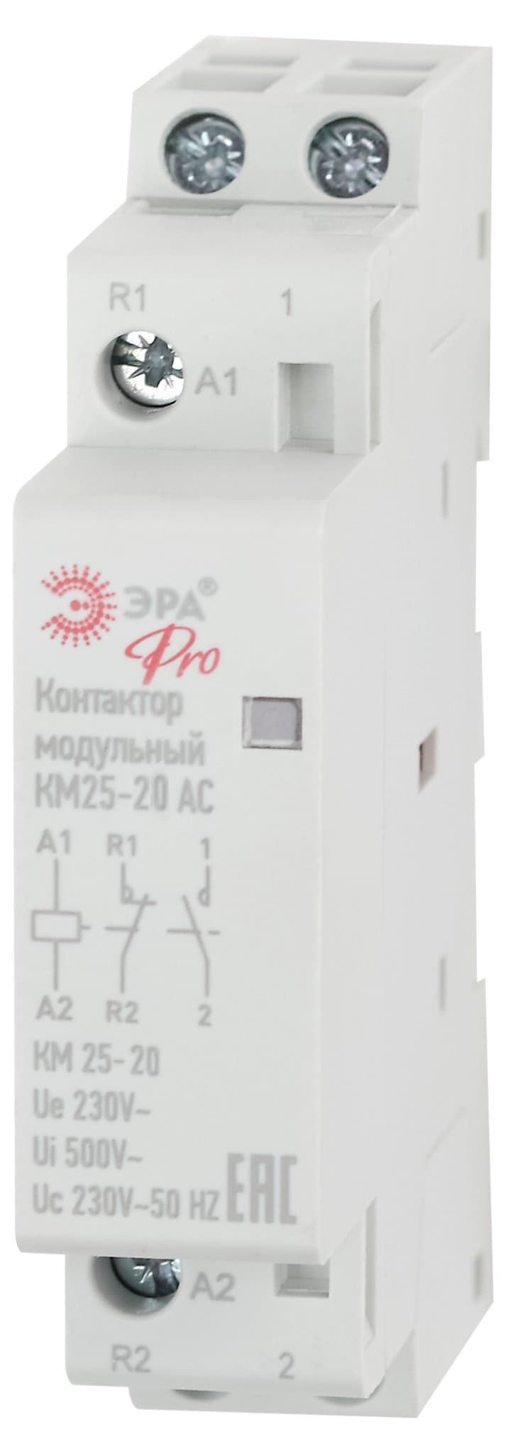 ЭРА NO-902-292 Pro Контактор модульный КМ25-20 AC (12/120/3600)
