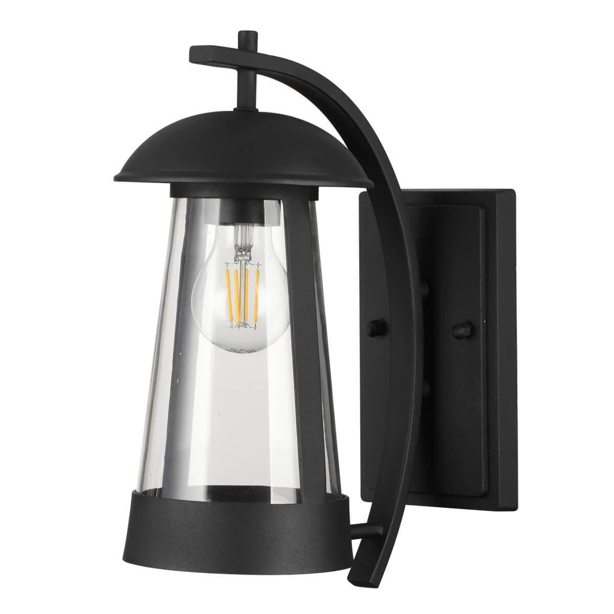 Odeon Light 4837/1W NATURE ODL21 569 черный/стекло Ландшафтный настенный светильник E27 1*60W IP44 KALPI — миниатюра 2