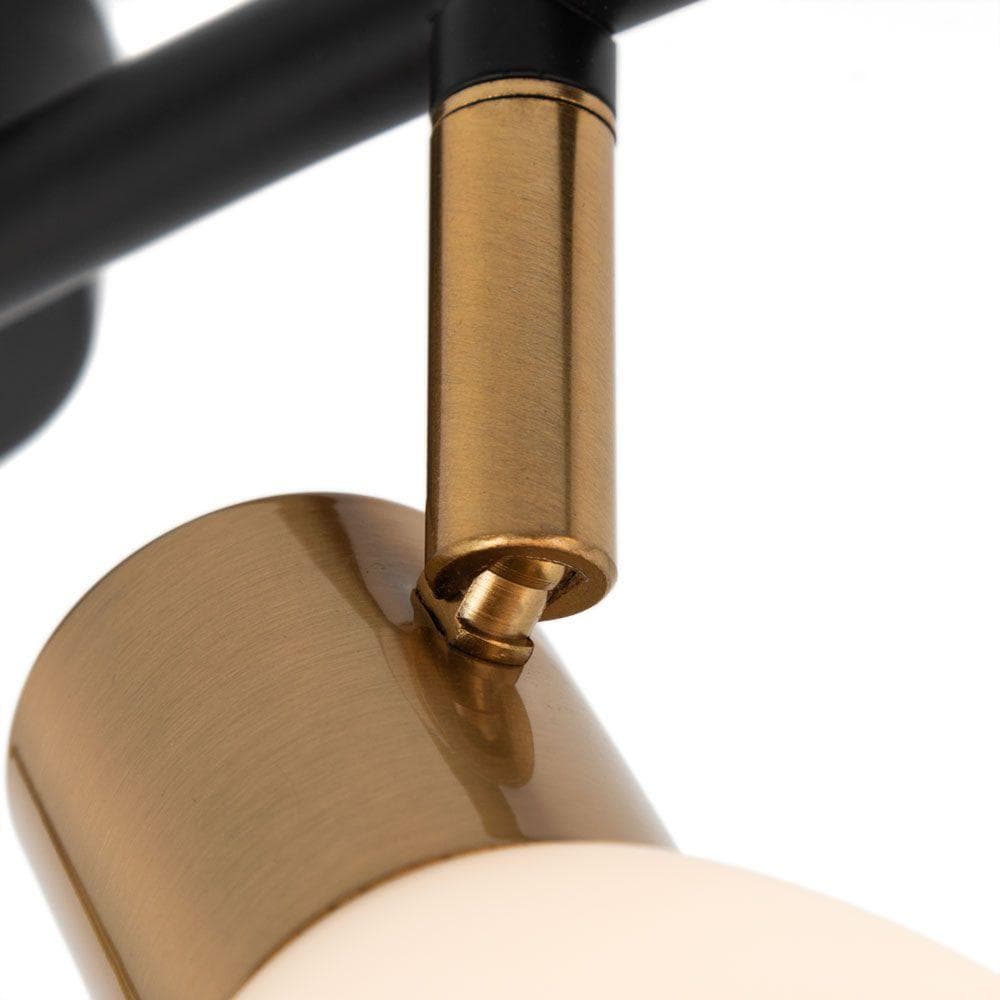 Arte Lamp FALENA Светильник потолочный лампа накаливания A3117PL-4BK — миниатюра 2