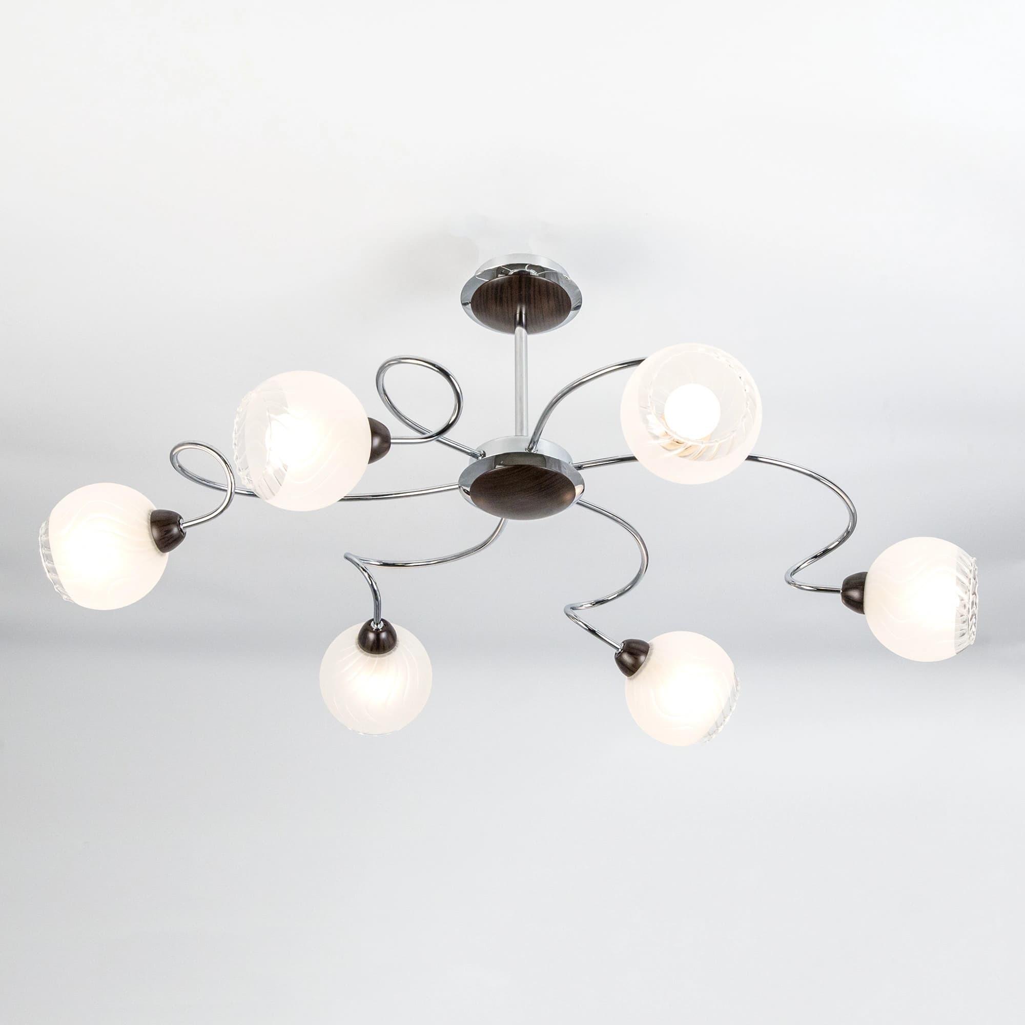Citilux CL130161 Одиссей Хром+Венге, Светильник Люстра — миниатюра 2