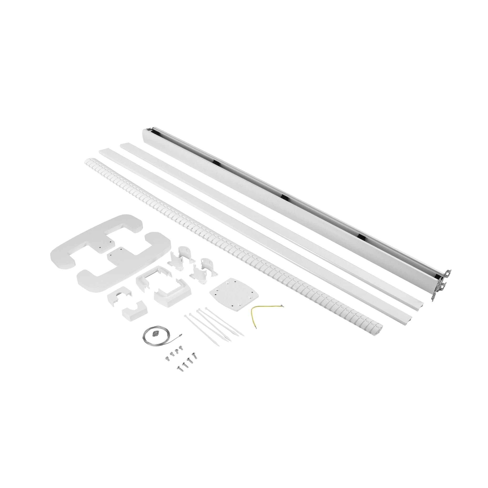 Legrand Snap-On мобильная колонна алюминиевая с крышкой из пластика 1 секция, высота 2 метра, цвет белый 653006 — миниатюра 2