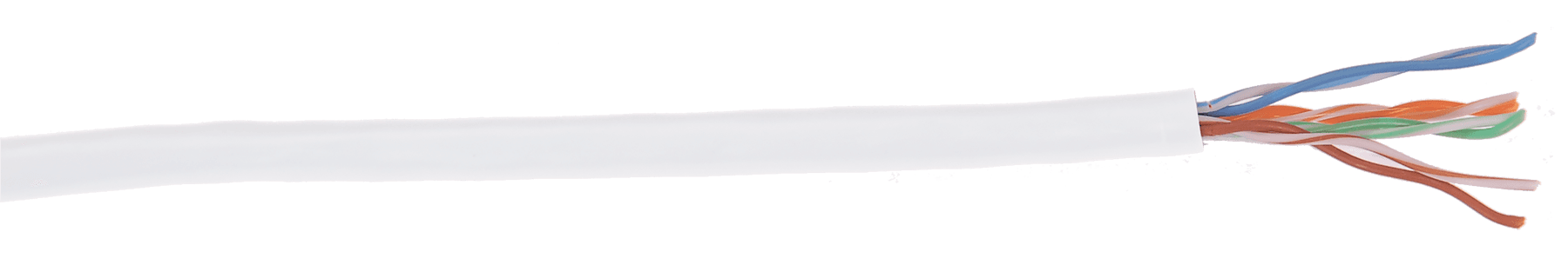 IEK Кабель витая пара U/UTP категории 5E 4 пары LSZH 1м бел. (100м) GENERICA BC1-C5E04-128-100-G — миниатюра 2