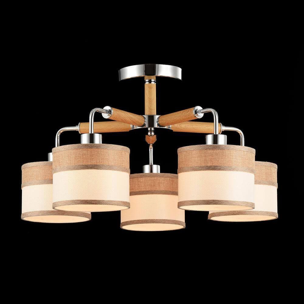 Freya Modern Helen Хром Потолочный светильник E27 40W FR5329-PL-05-CH — миниатюра 8