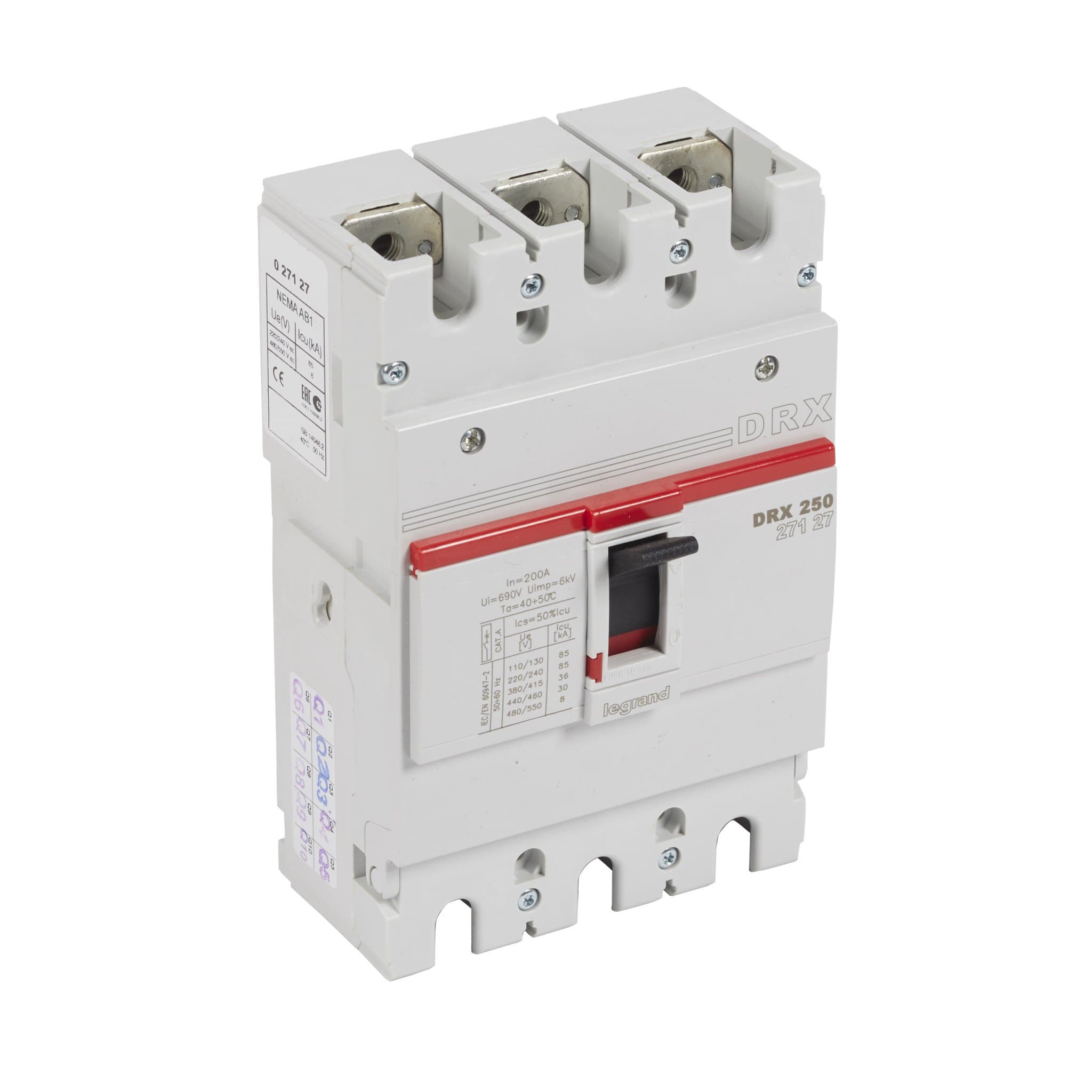Legrand DRX250 термомагнитный 200A 3П 36KA 027127
