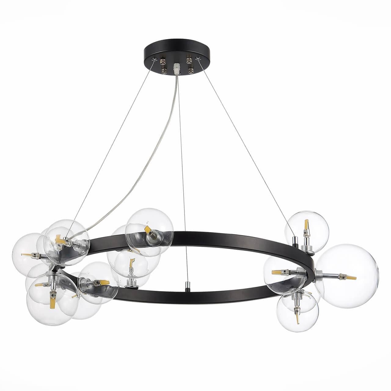 ST Luce SL1165.403.15 Светильник подвесной Черный/Прозрачный G4 15*3W — миниатюра 4