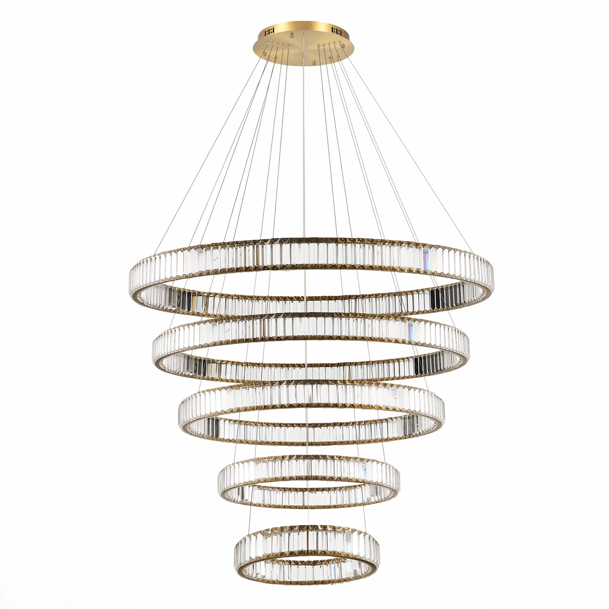 ST LUCE SL1622.313.05 Люстра подвесная Латунь/Прозрачный LED 1*285W 4000K