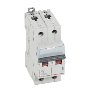 Legrand Выключатель автоматический DX3 6000 10кА тип характеристики C 2П 230/400 В~ 1 А 407792 — миниатюра 2