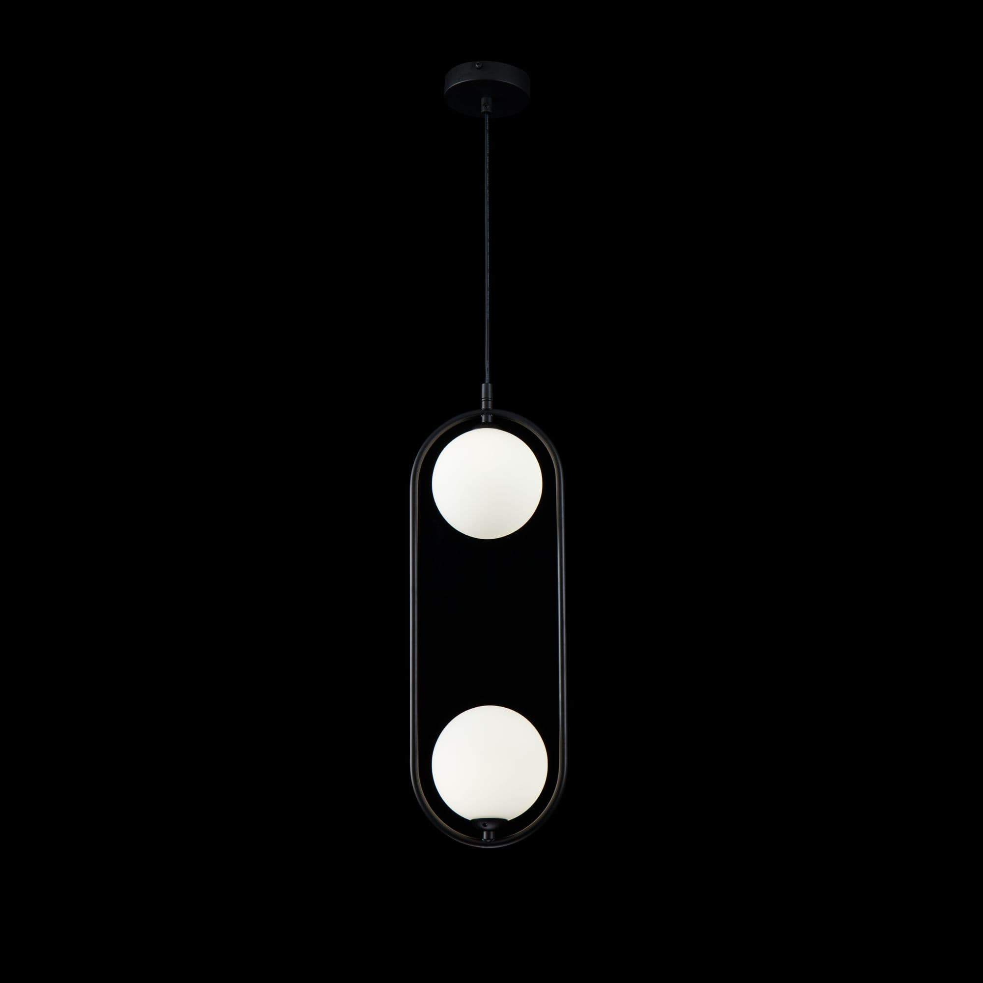 Maytoni Modern Ring Черный Подвесной светильник G9 25W MOD013PL-02B — миниатюра 2