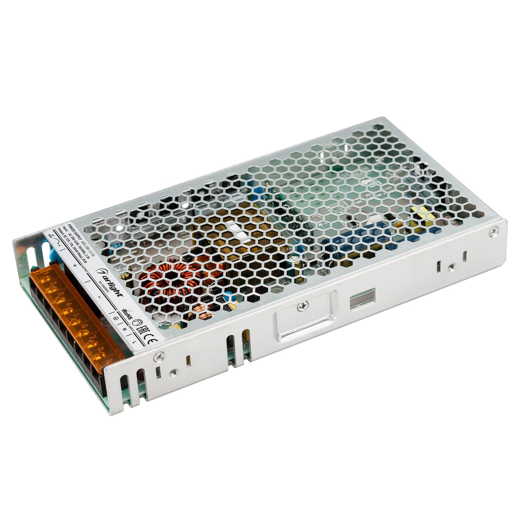 Arlight Блок питания ARS-200-12-FA (12V, 17A, 204W) (IP20 Сетка, 3 года) 026330(1)
