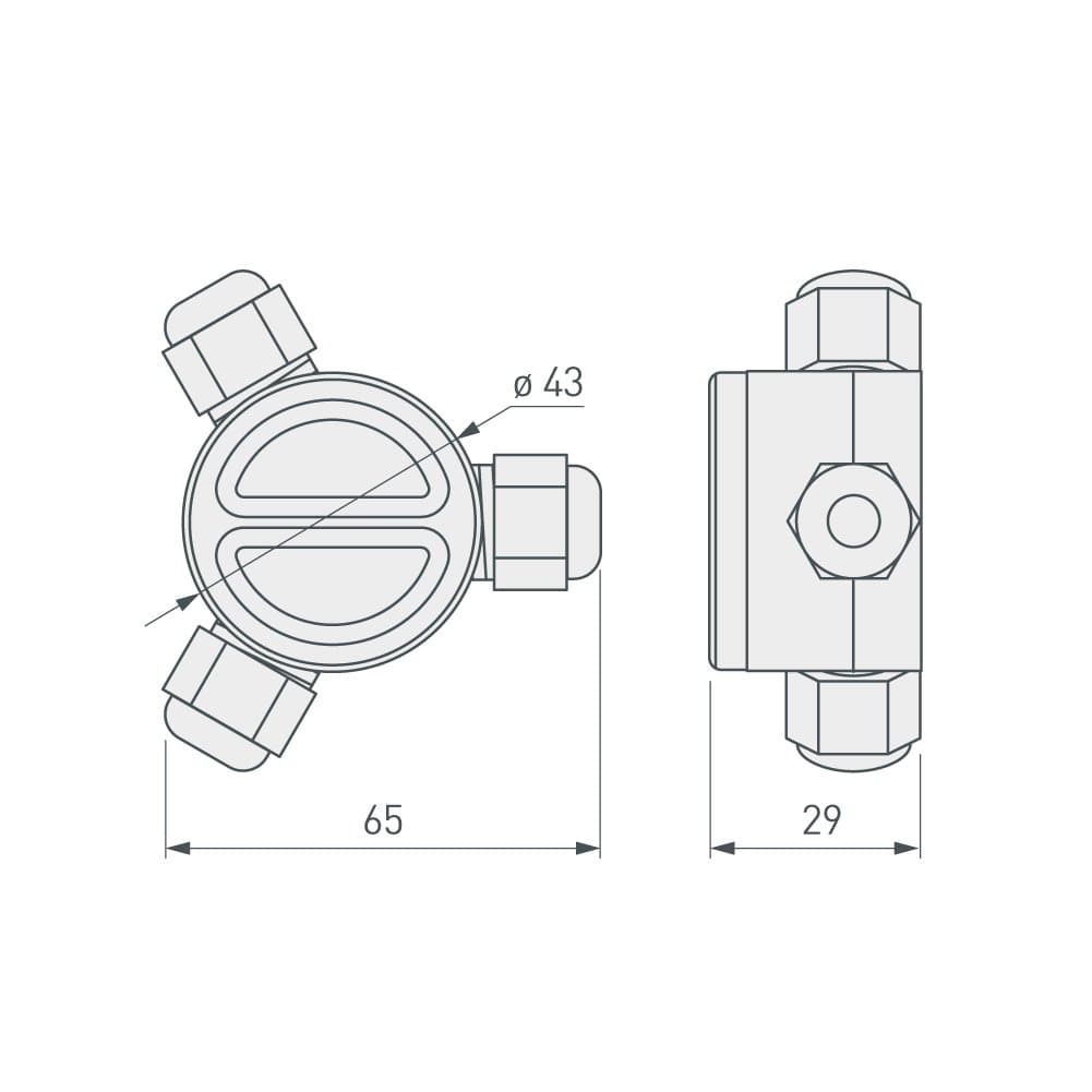 Arlight Разветвитель KLW-3 (4-10mm, IP67) (Пластик) 016901 — миниатюра 2